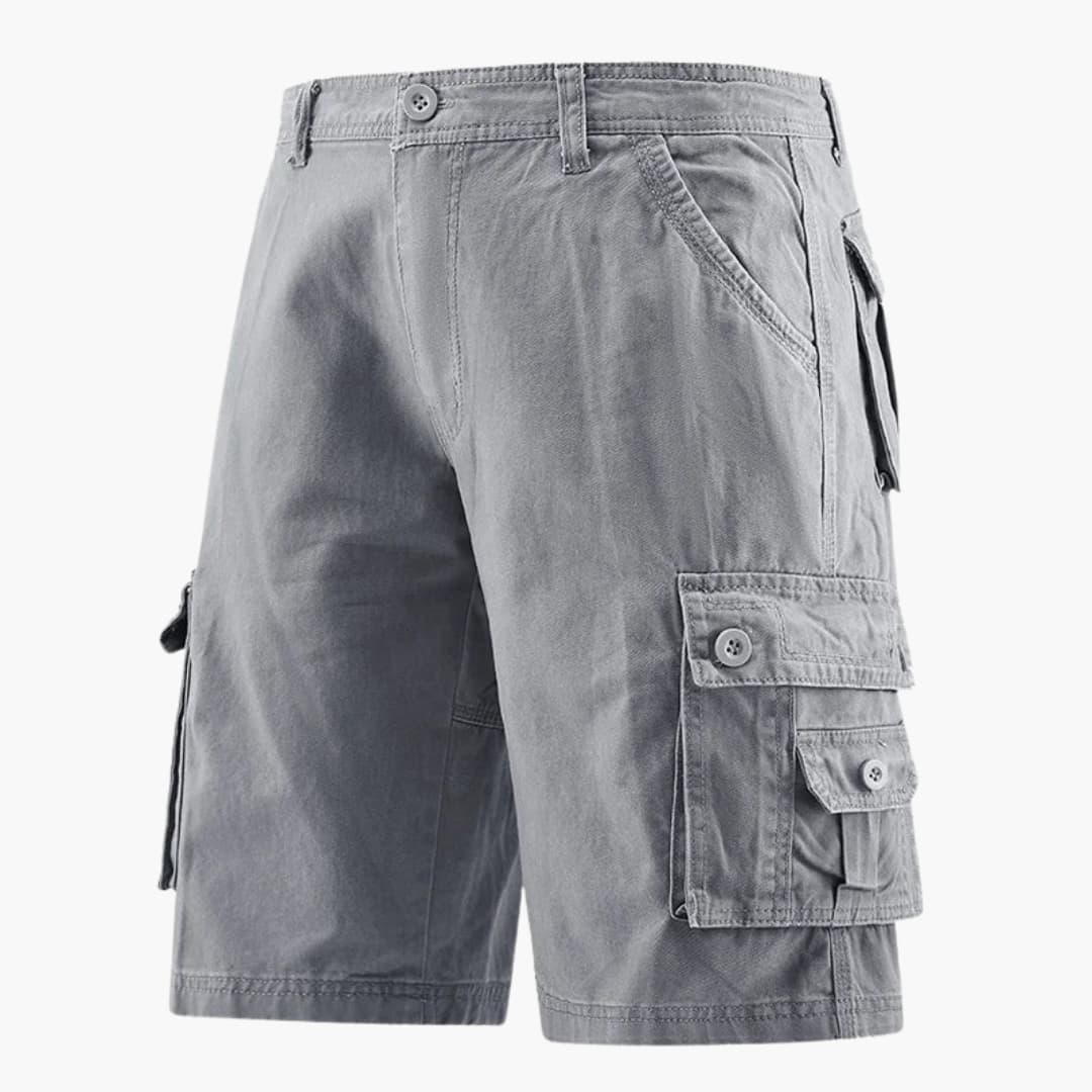 Herren Sommer Cargo-Shorts mit elastischem Bund und Taschen - Image 6