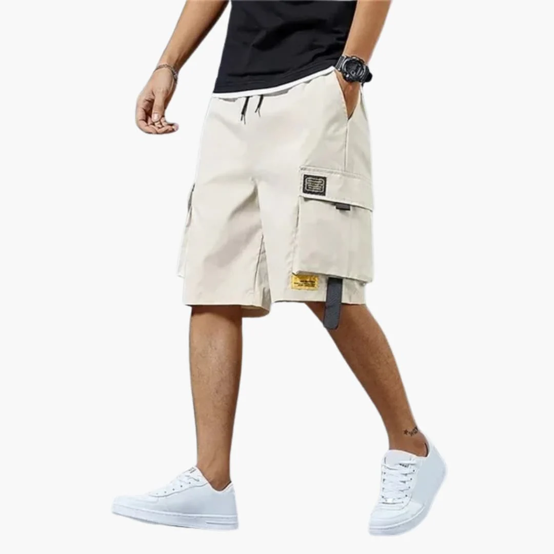 Herren Sommer Cargo Shorts mit Gummibund und Klappentaschen - Image 4