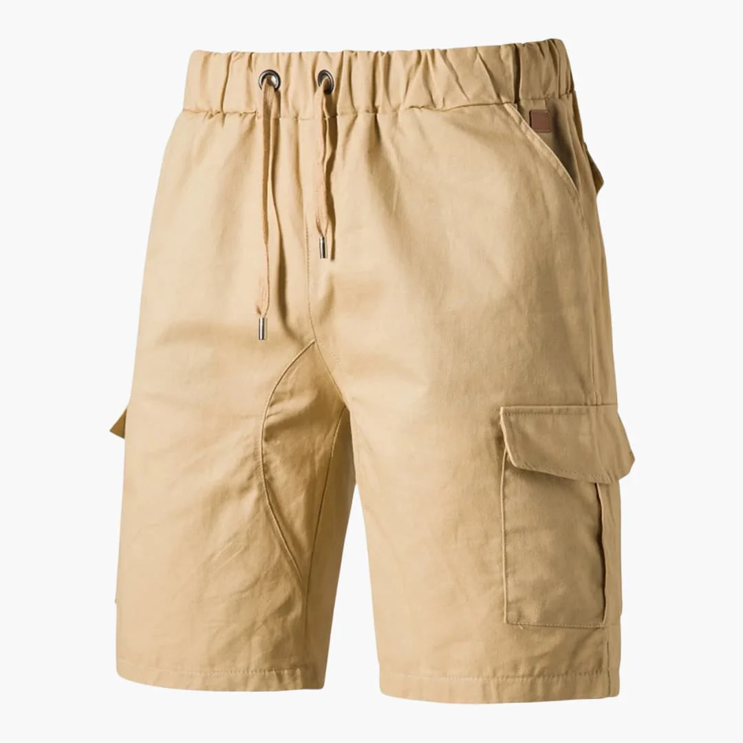 Herren Sommer Cargo Shorts mit Taschen und Kordelzug - Image 4