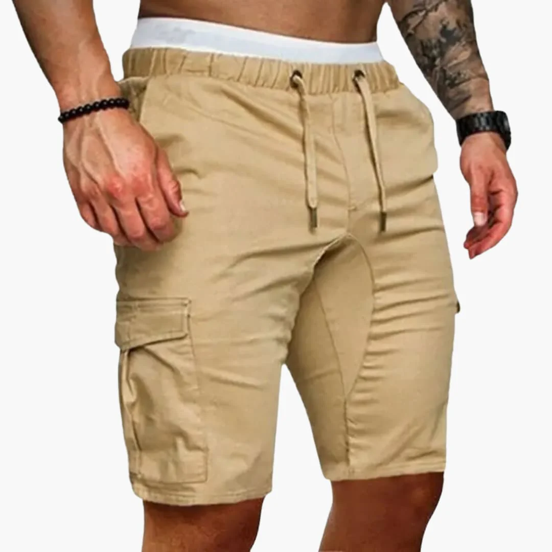 Herren Sommer Cargo Shorts mit Taschen und Kordelzug - Image 8