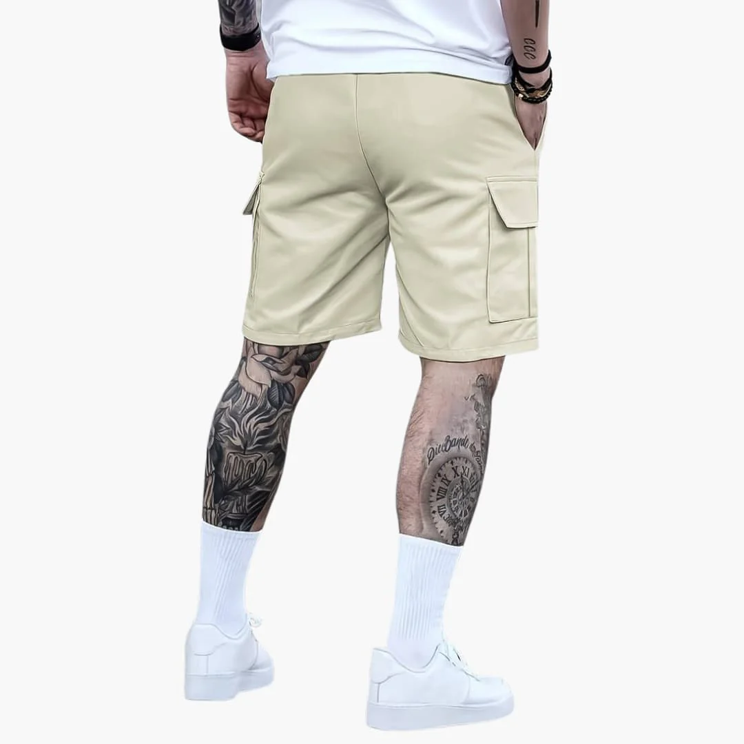 Herren Sommer Cargo Shorts mit Taschen und Kordelzugbund - Image 2