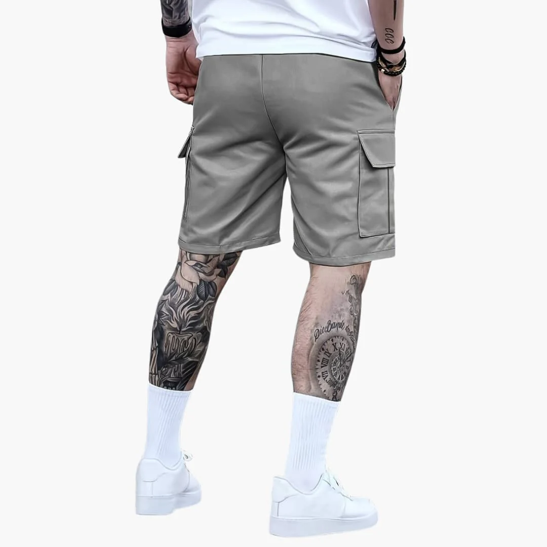 Herren Sommer Cargo Shorts mit Taschen und Kordelzugbund - Image 5