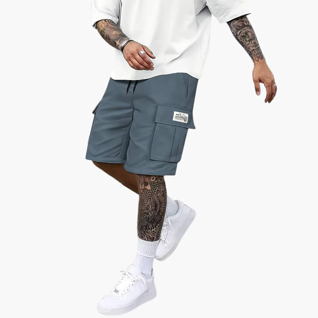 Herren Sommer Cargo Shorts mit Taschen und Kordelzugbund - Image 6