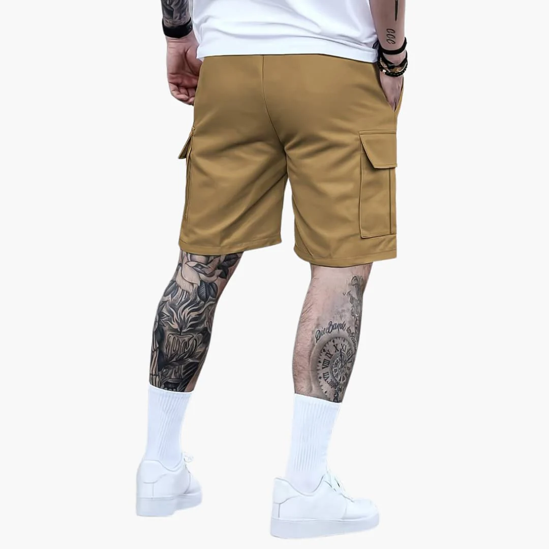 Herren Sommer Cargo Shorts mit Taschen und Kordelzugbund - Image 7