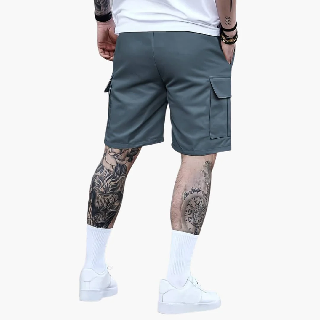 Herren Sommer Cargo Shorts mit Taschen und Kordelzugbund - Image 9