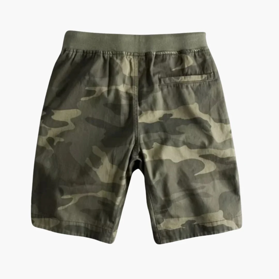 Herren Sommer-Cargoshorts mit Camouflage und Seitentaschen - Image 2
