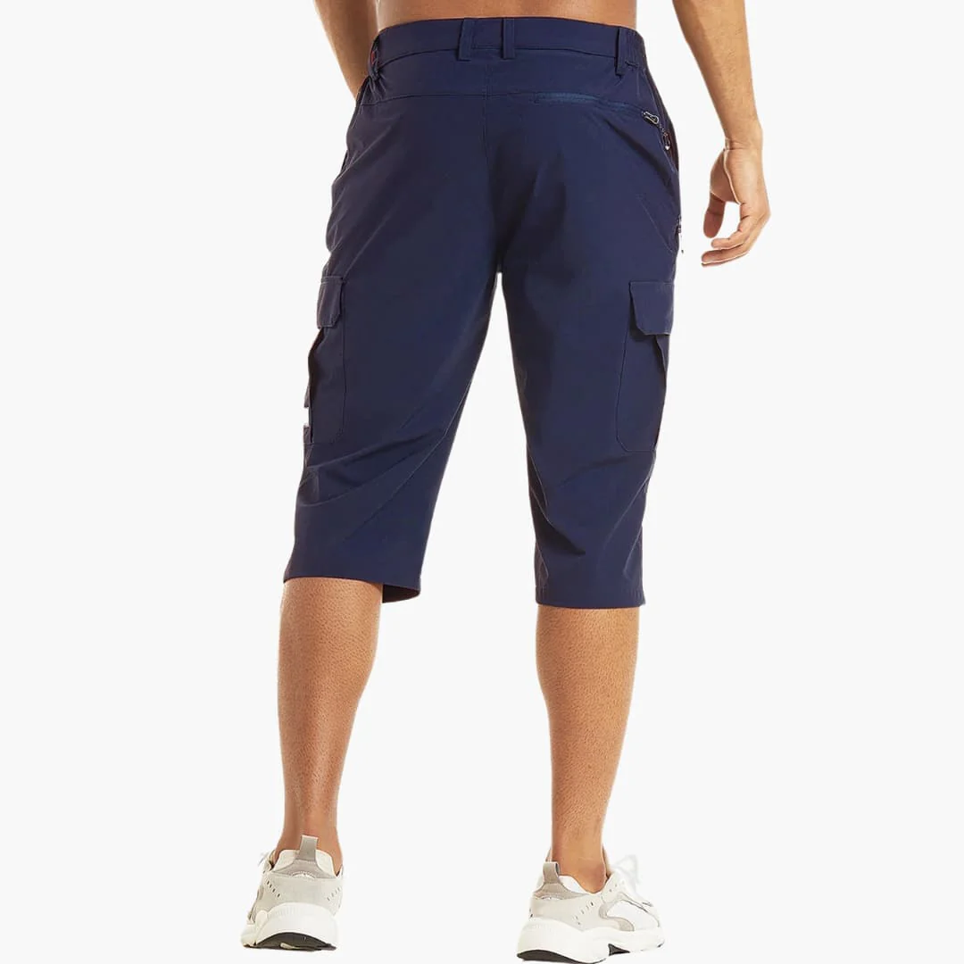Herren Sommer Cargoshorts mit Stretchstoff und Reißverschlusstaschen - Image 5