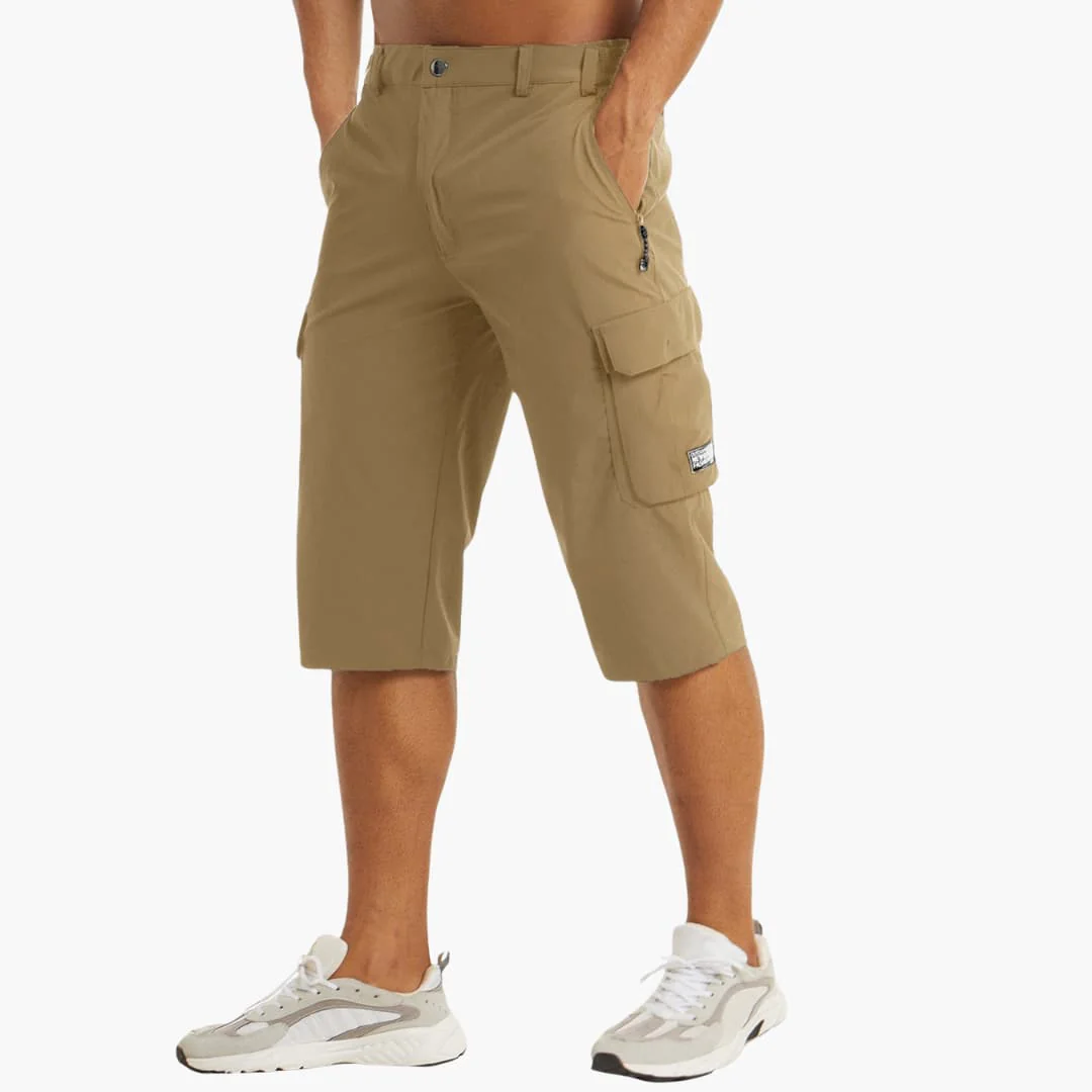 Herren Sommer Cargoshorts mit Stretchstoff und Reißverschlusstaschen - Image 7