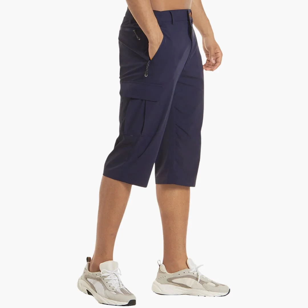Herren Sommer Cargoshorts mit Stretchstoff und Reißverschlusstaschen - Image 8