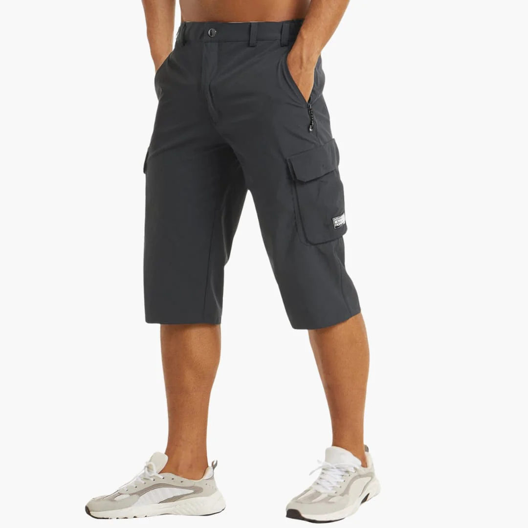 Herren Sommer Cargoshorts mit Stretchstoff und Reißverschlusstaschen - Image 9