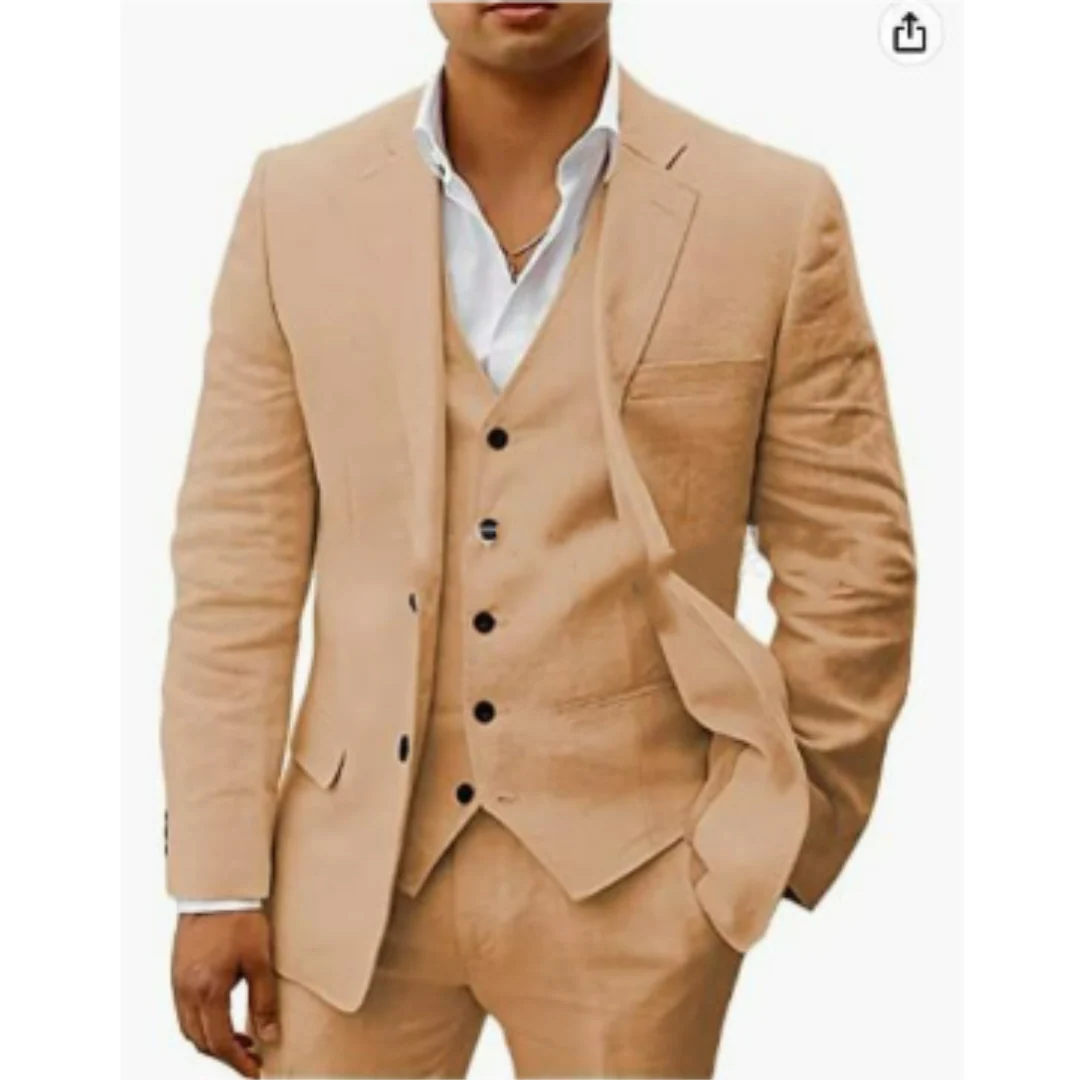 Herren Sommer Hochzeitsgast Anzug | Dreiteiliges
