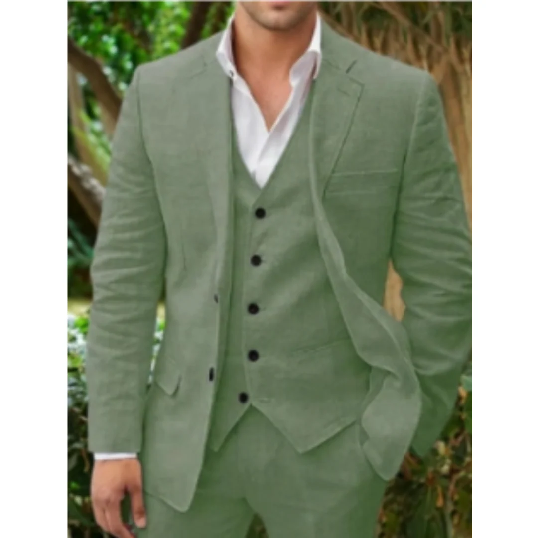 Herren Sommer Hochzeitsgast Anzug | Dreiteiliges - Image 5