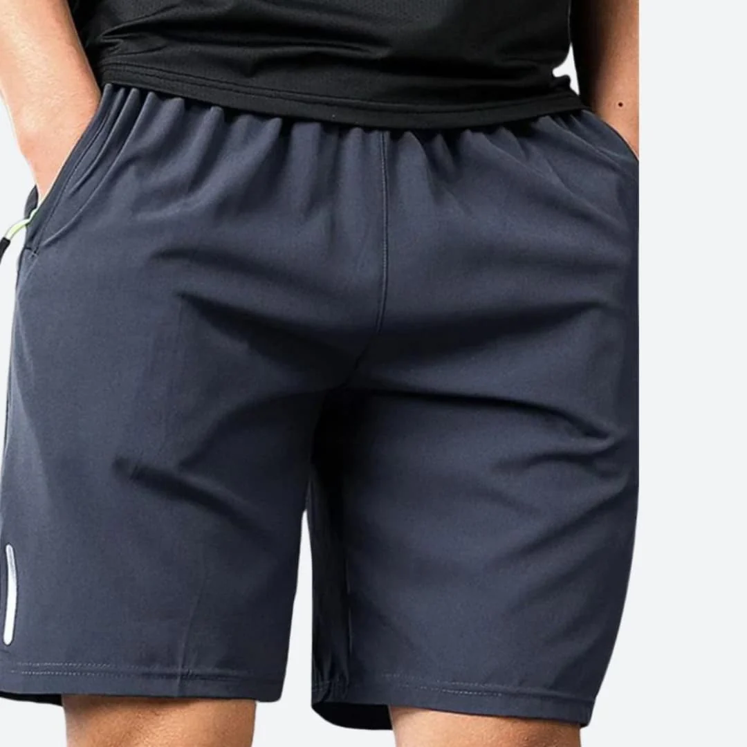 Herren Sommer Shorts aus Ice Silk mit Reißverschlusstaschen - Image 2