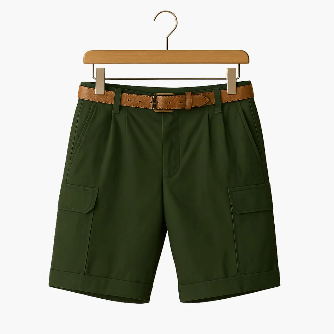Herren Sommer Shorts aus Leinenmix mit Cargotaschen - Image 5