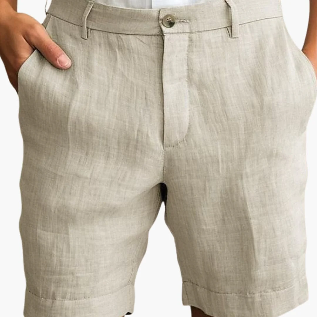 Herren Sommer Shorts mit geradem Bein und Umschlagsaum - Image 6