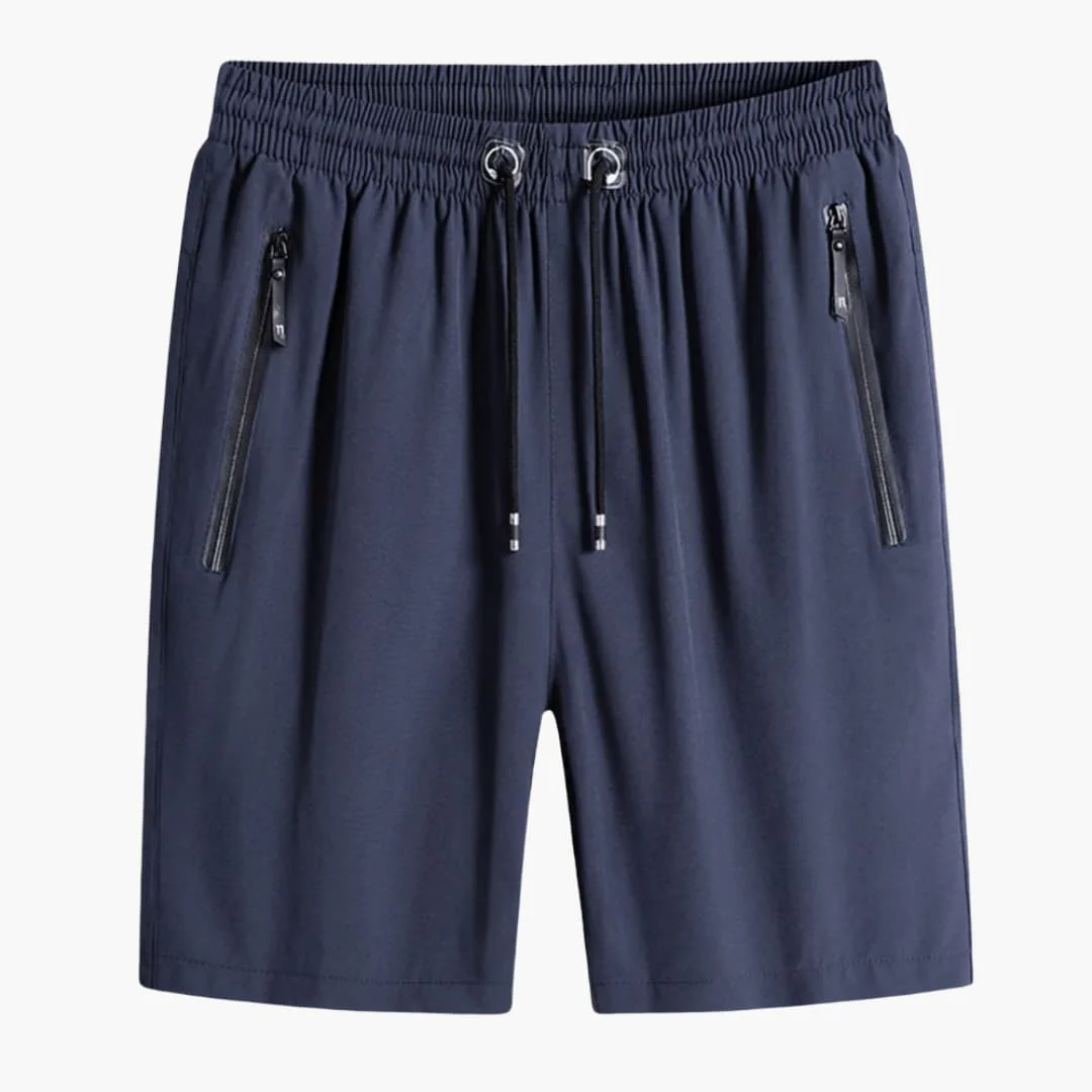 Herren Sommer Shorts mit Reißverschlusstaschen und Kordelzugbund - Image 3