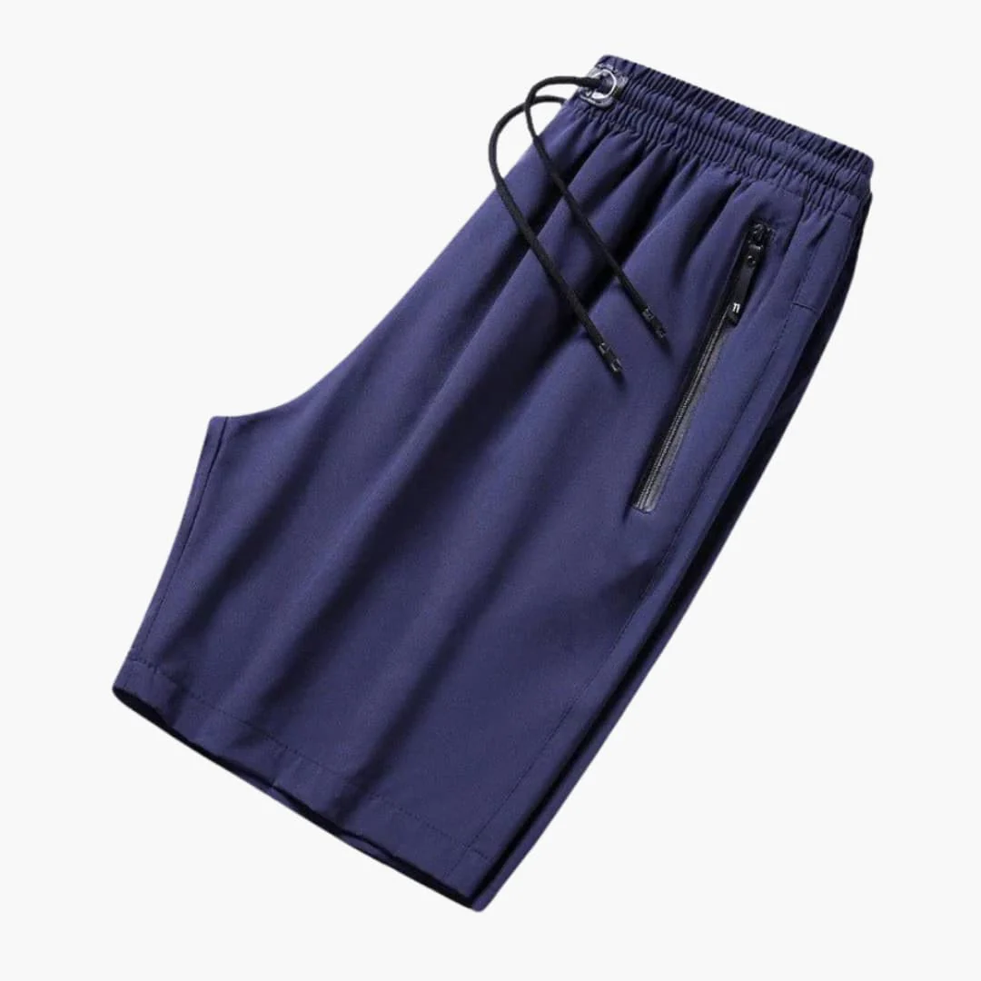 Herren Sommer Shorts mit Reißverschlusstaschen und Kordelzugbund - Image 6
