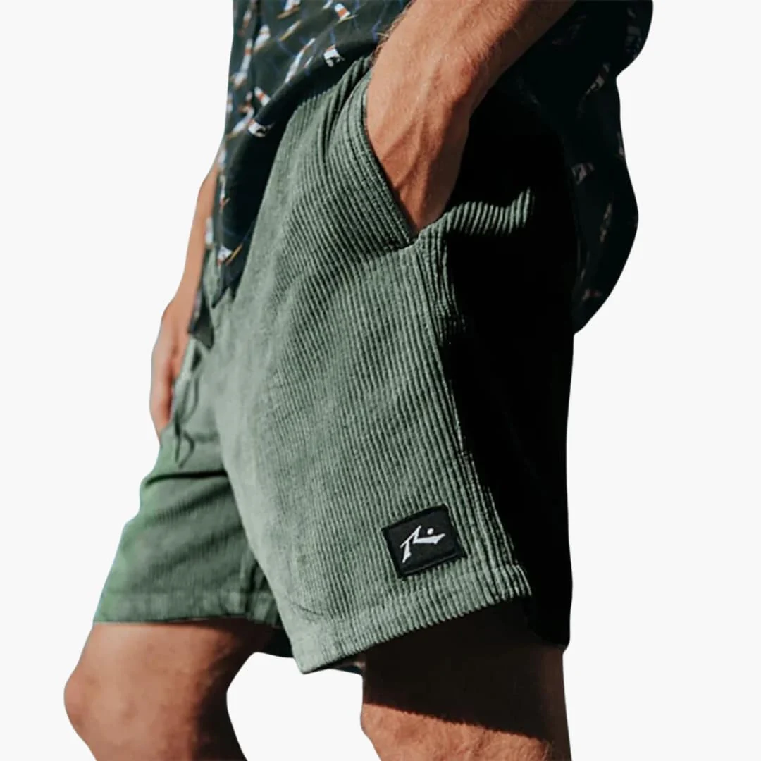 Herren Sommer Shorts mit Seitentaschen und elastischem Bund - Image 2