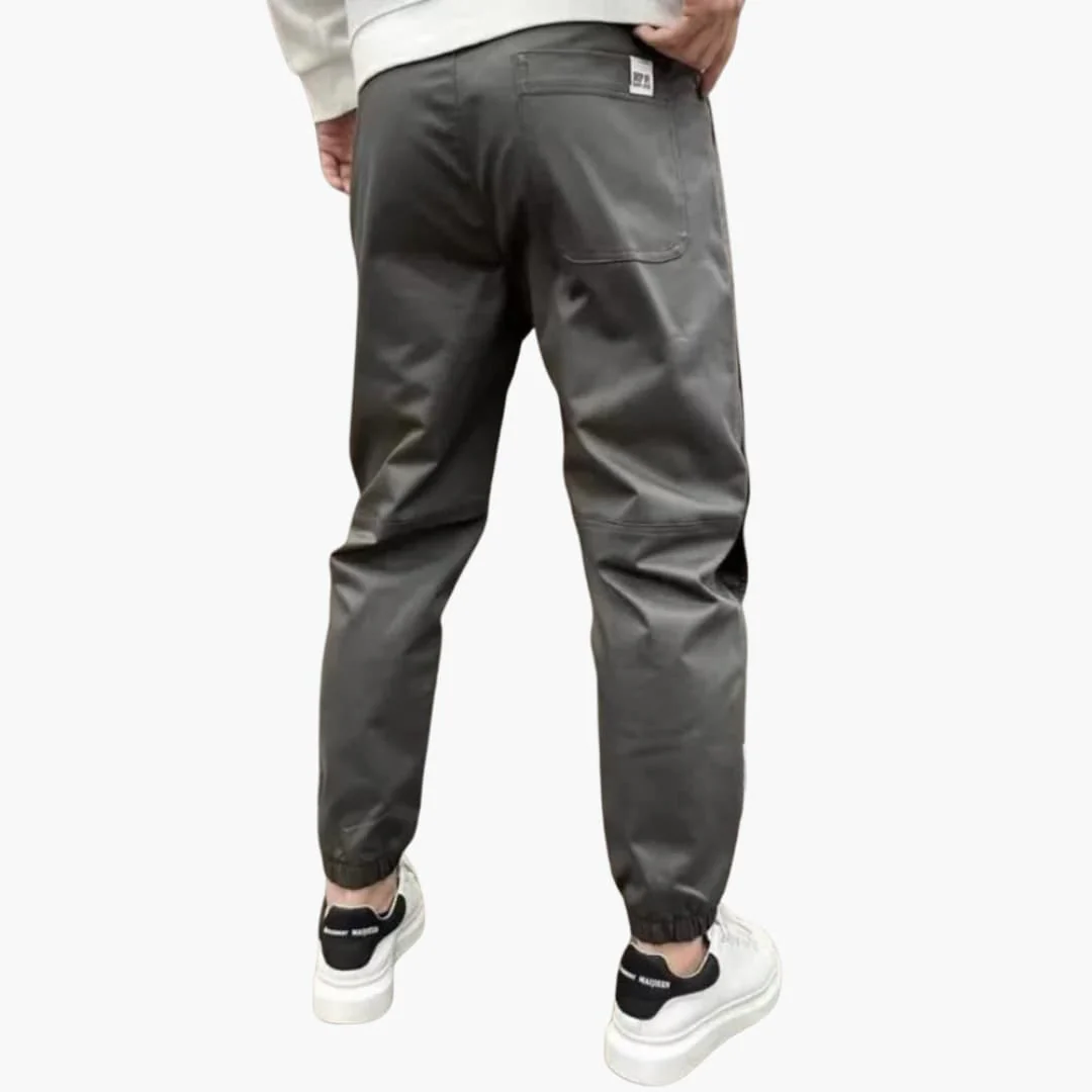 Herren Sommerhose mit Knopfleiste und elastischen Bündchen - Image 3