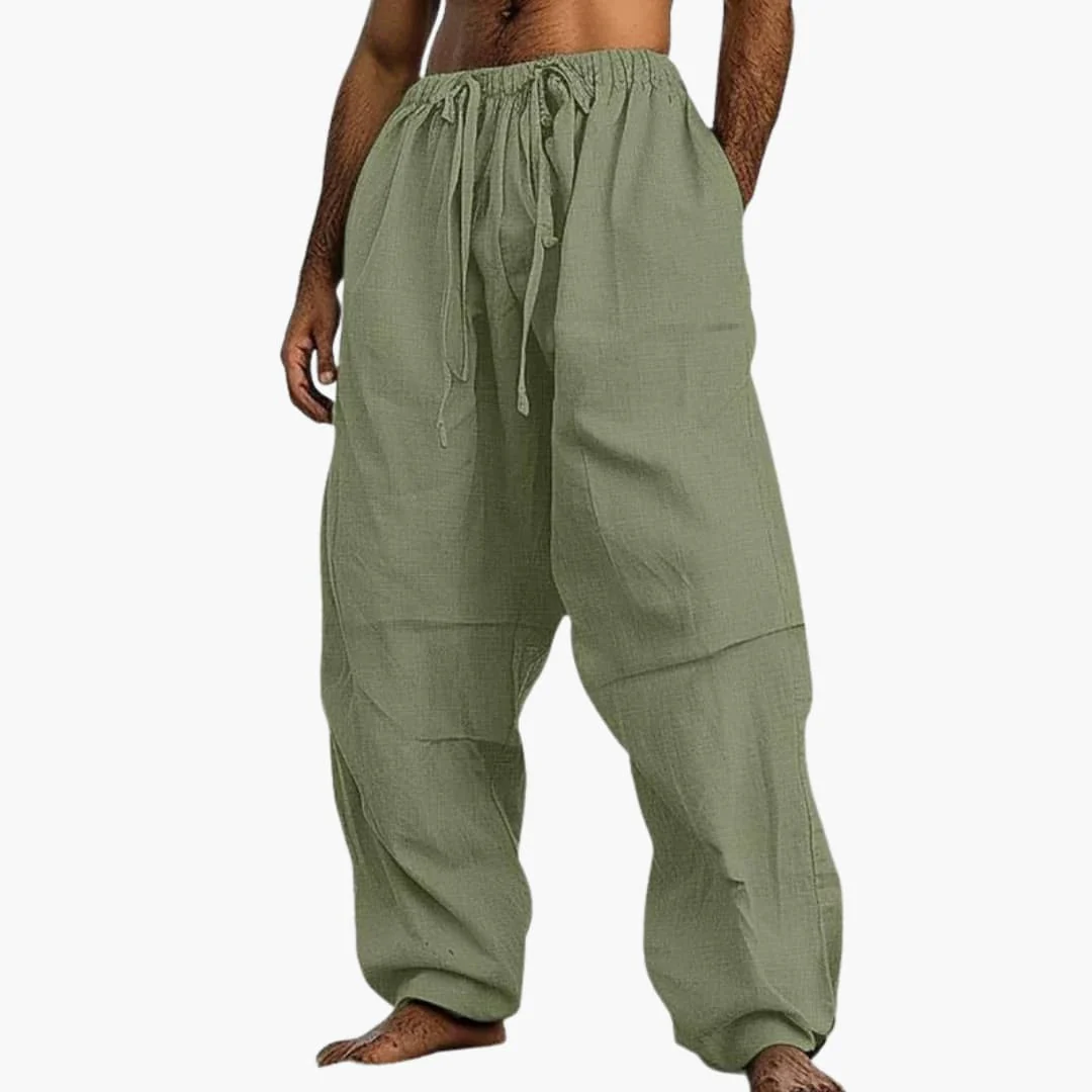 Herren Sommerhose mit weitem Bein und Kordelzug - Image 5