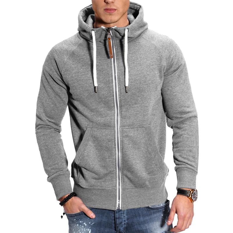 Herren Sportjacke mit Kapuze und Reißverschluss - Image 3