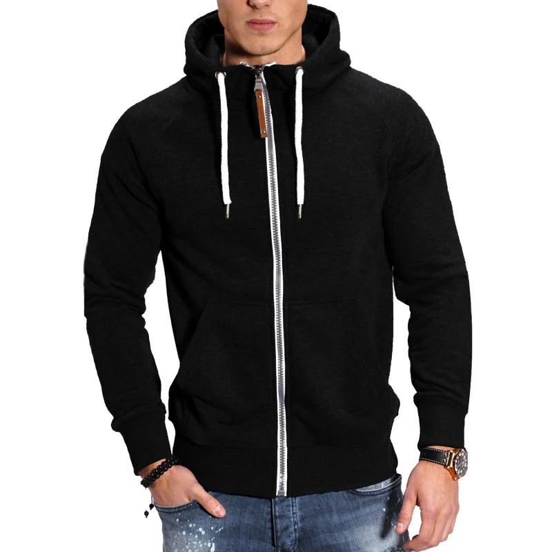 Herren Sportjacke mit Kapuze und Reißverschluss - Image 5