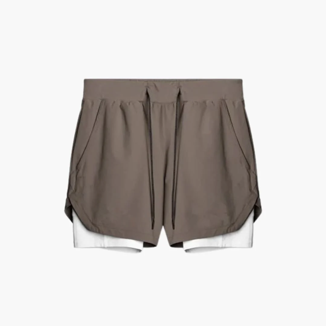 Herren Sportshorts mit Innenshorts und elastischem Bund - Image 2