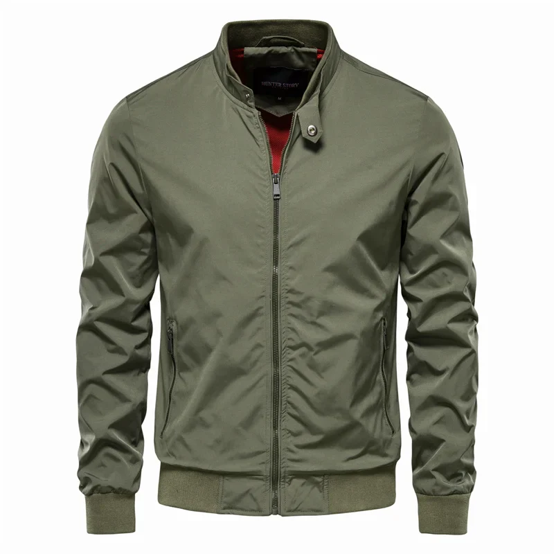 Herren Stehkragen-Mid-Season-Jacke - Image 3