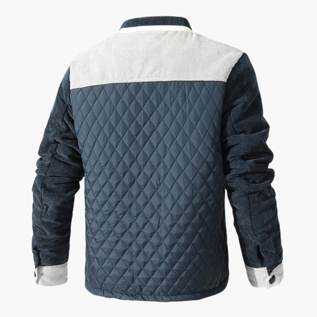 Herren Steppjacke mit Druckknopfverschluss - Image 5
