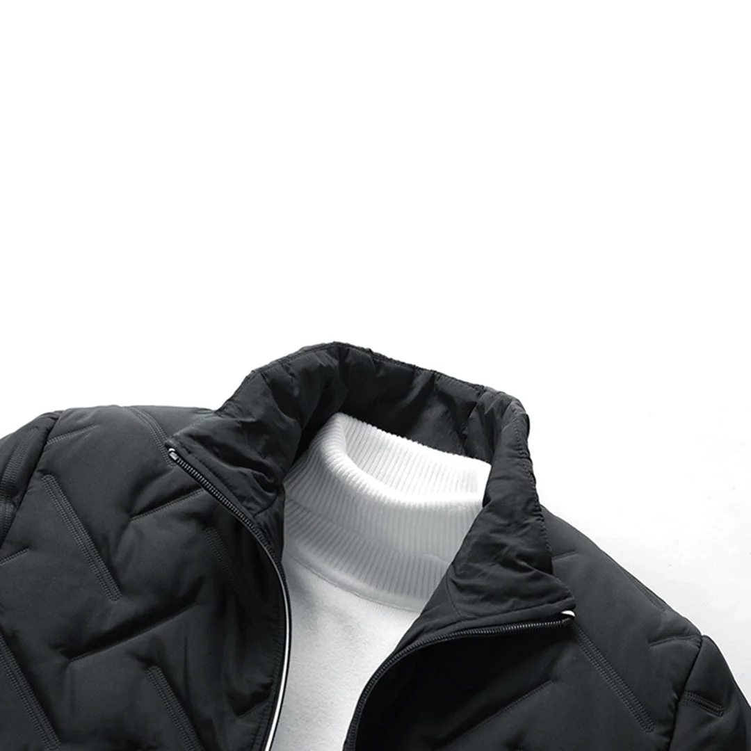 Herren-Steppjacke mit hohem Kragen - Image 2