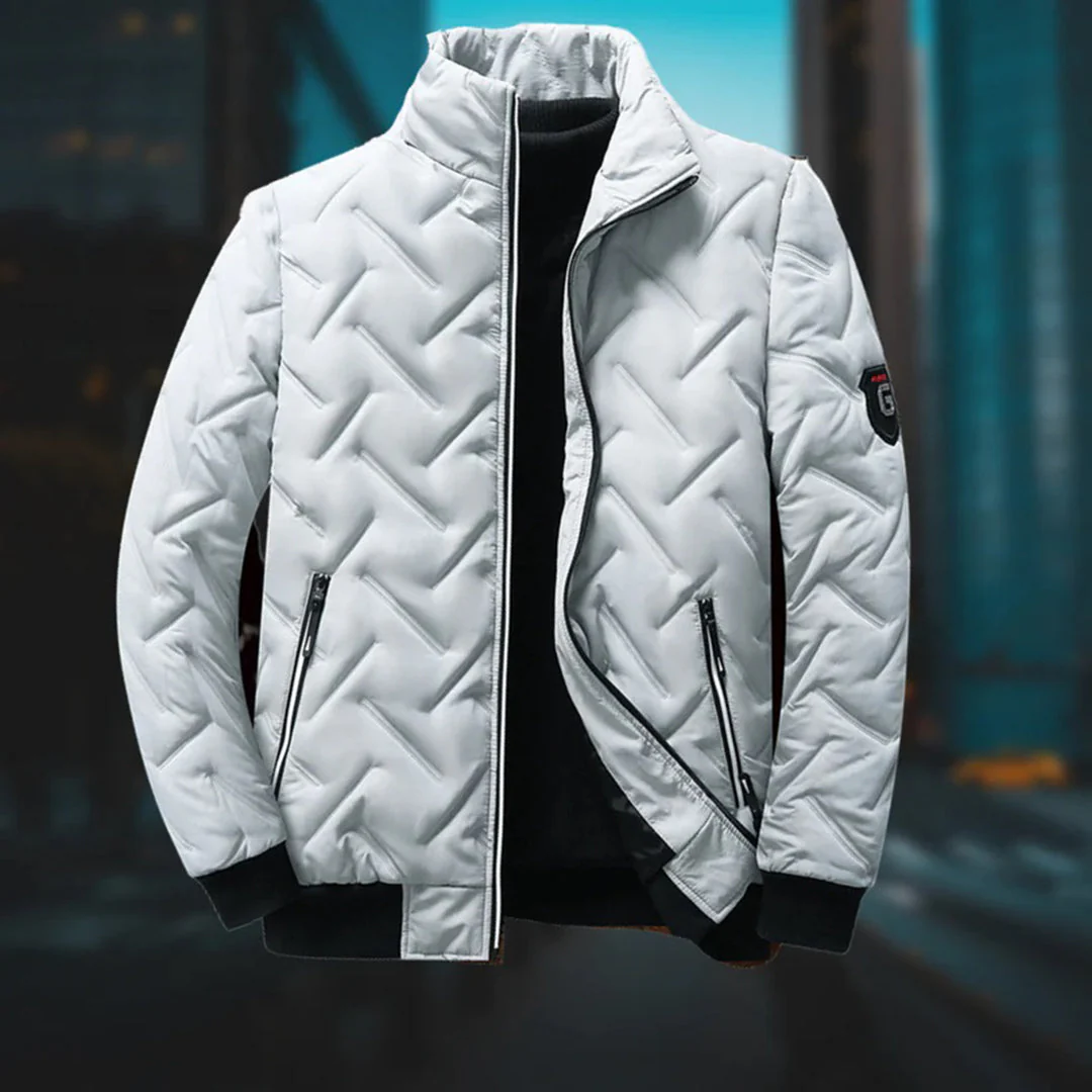 Herren-Steppjacke mit hohem Kragen - Image 8
