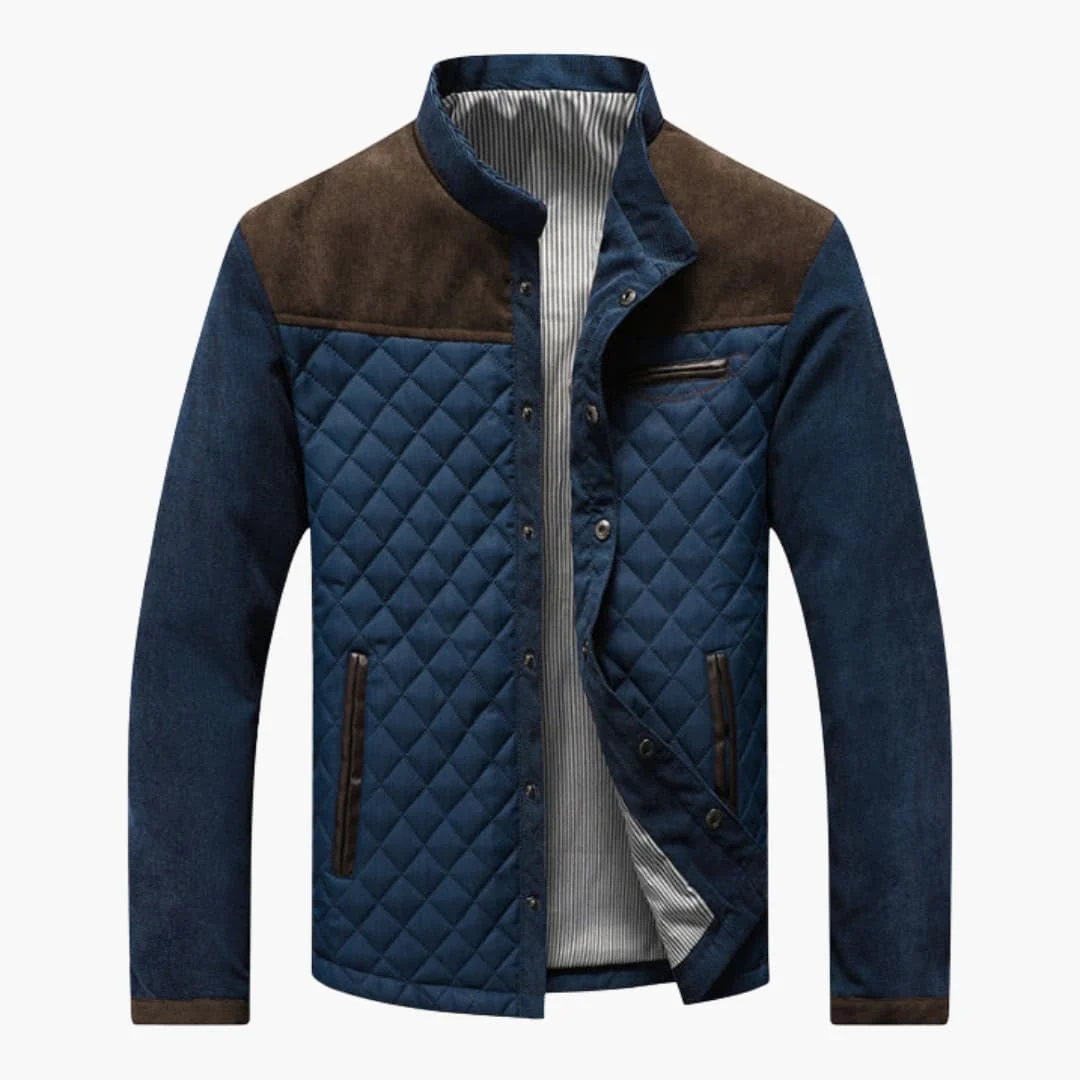 Herren Steppjacke mit Kontrast Einsätzen - Image 2