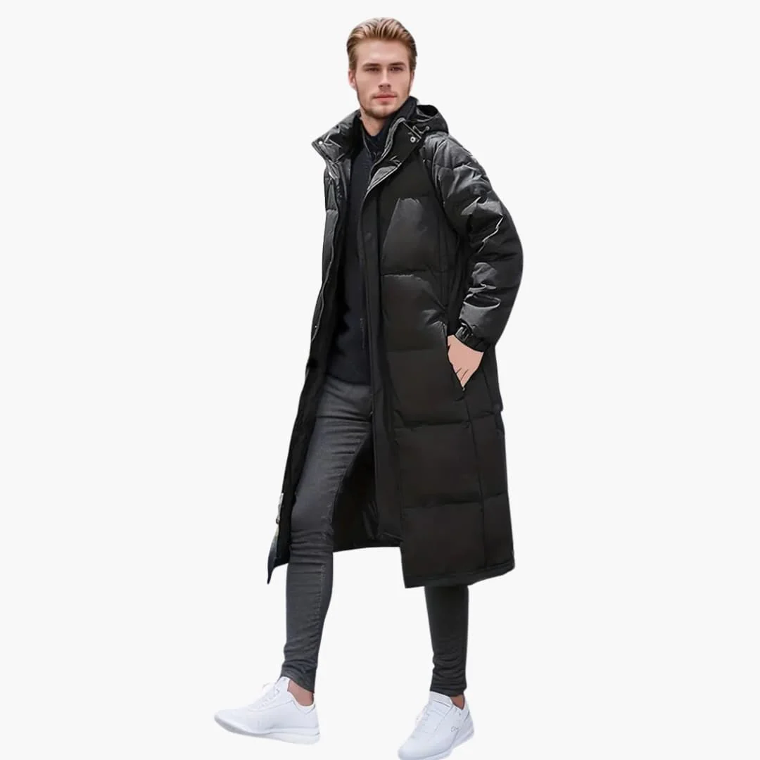 Herren Steppjacke Winter mit vollem Reißverschluss - Image 3