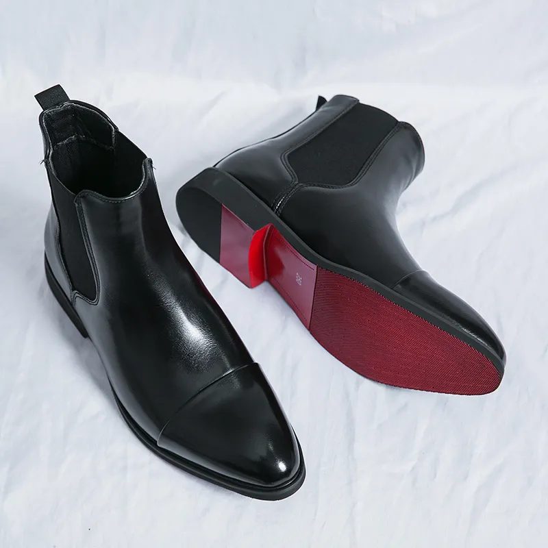 Herren Stiefel | Durchgehende Schafthöhe mit klarer Seitenstruktur - Image 4