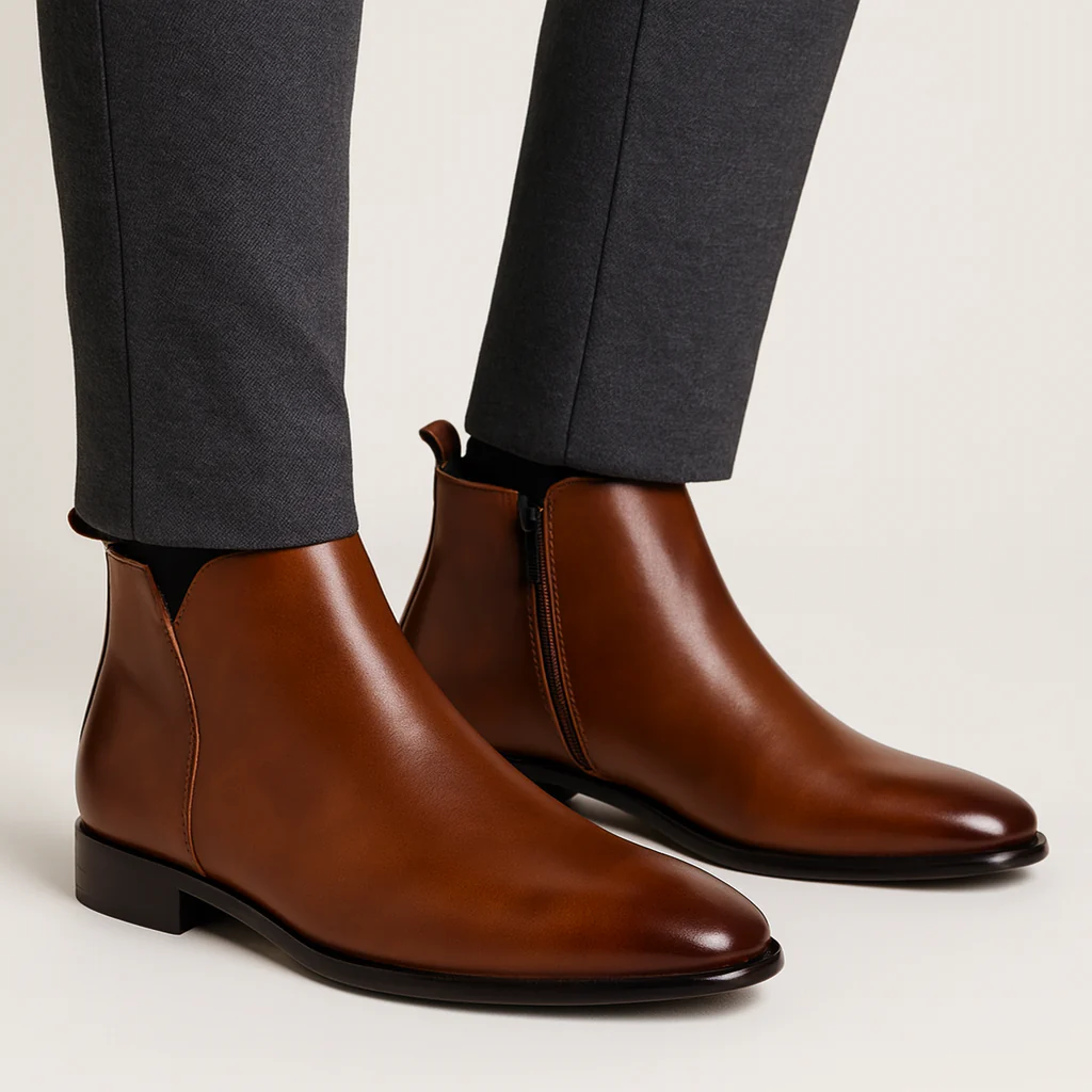 Herren Stiefel | Glatte Schaftform mit elastischem Seiteneinsatz - Image 10