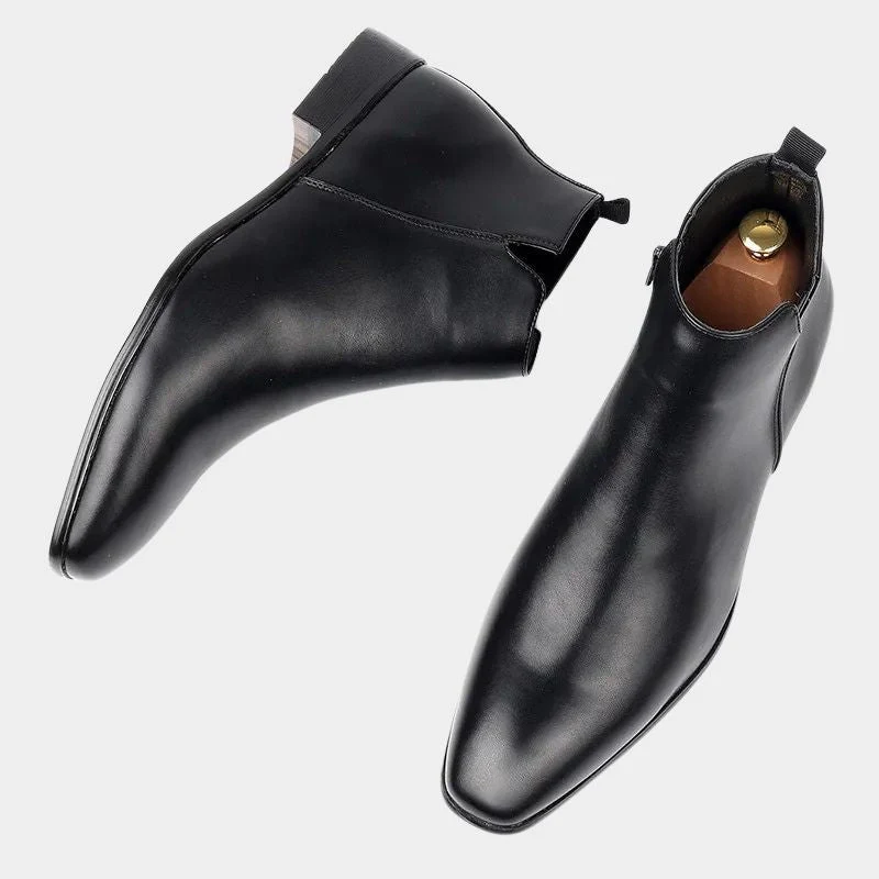 Herren Stiefel | Glatte Schaftform mit elastischem Seiteneinsatz - Image 2