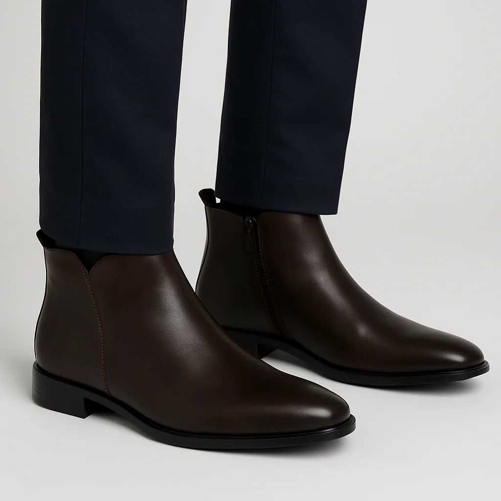 Herren Stiefel | Glatte Schaftform mit elastischem Seiteneinsatz - Image 8