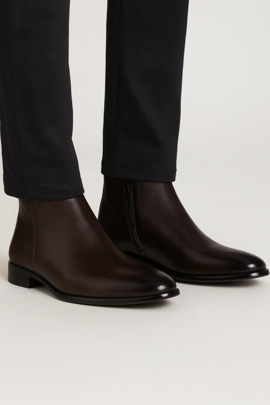 Herren Stiefel | Glatte Schaftform mit elastischem Seiteneinsatz - Image 9