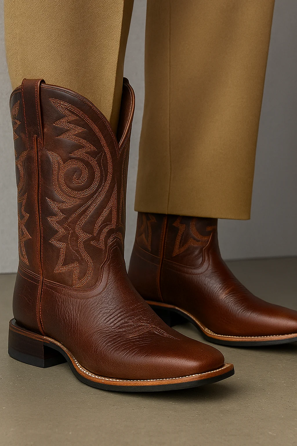 Herren Stiefel | Hohe Schaftform mit markanter Linienkontur - Image 4