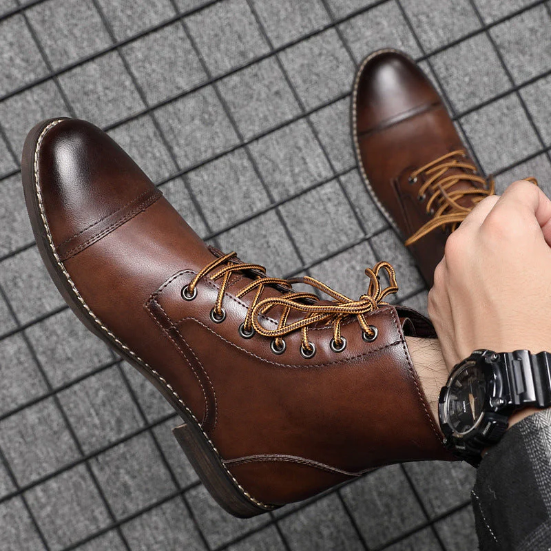 Herren Stiefel | Schnürfront mit durchgehender Schafthöhe - Image 5