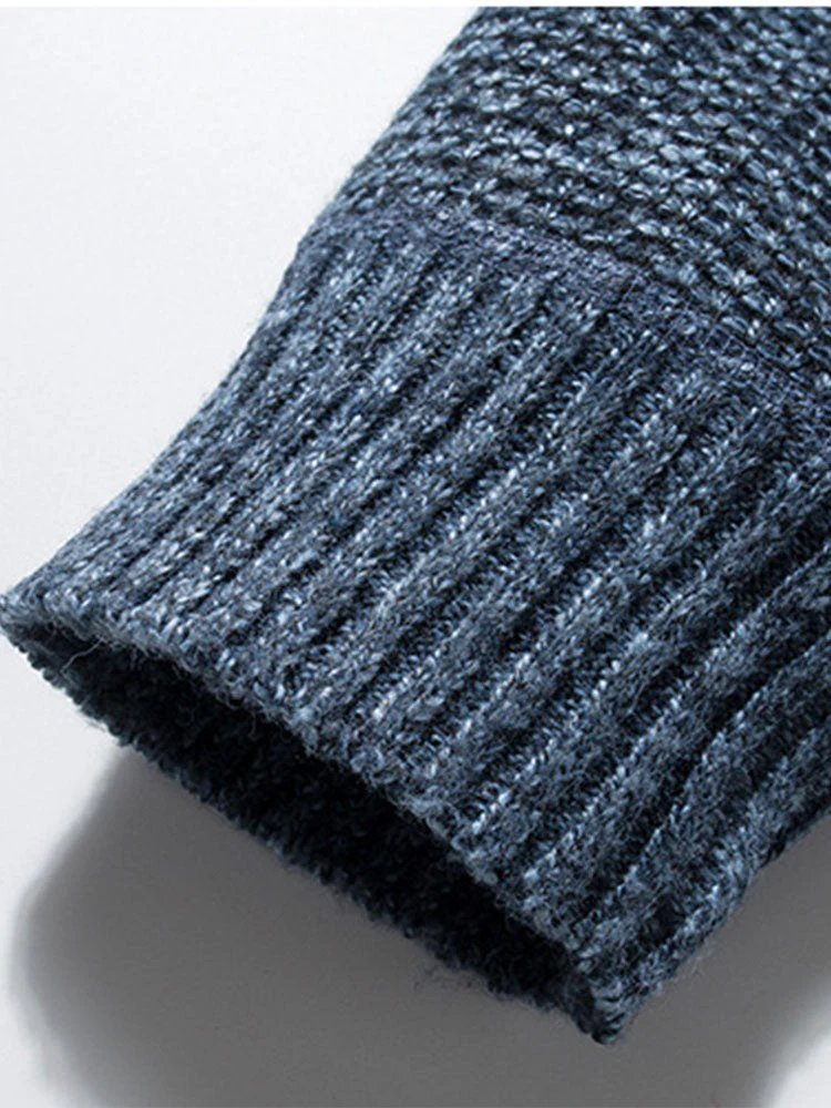 Herren Strickjacke | Karomuster und Frontverschluss - Image 3