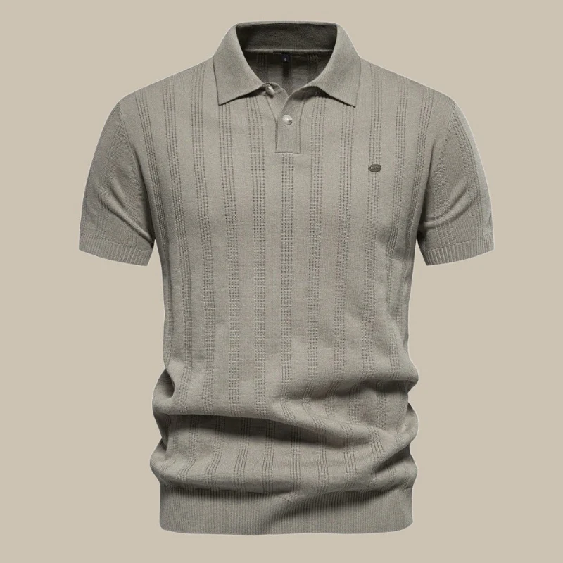 Herren stylisches Poloshirt | Schwarz - Image 2
