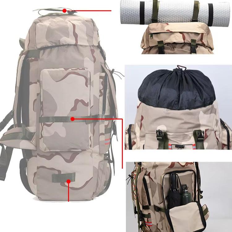 Herren Taktisch Geräumig Outdoor Wanderrucksack | Reise - Image 3