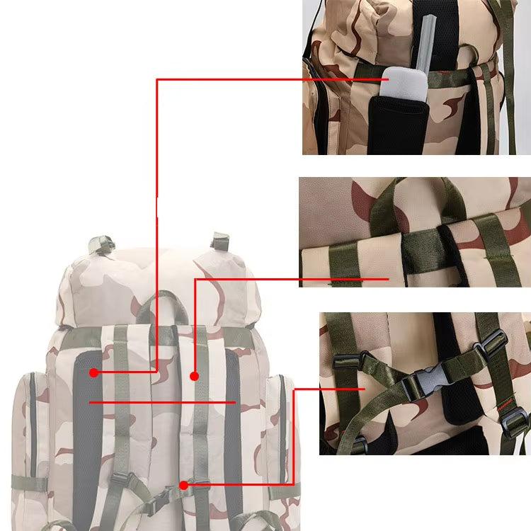 Herren Taktisch Geräumig Outdoor Wanderrucksack | Reise - Image 5