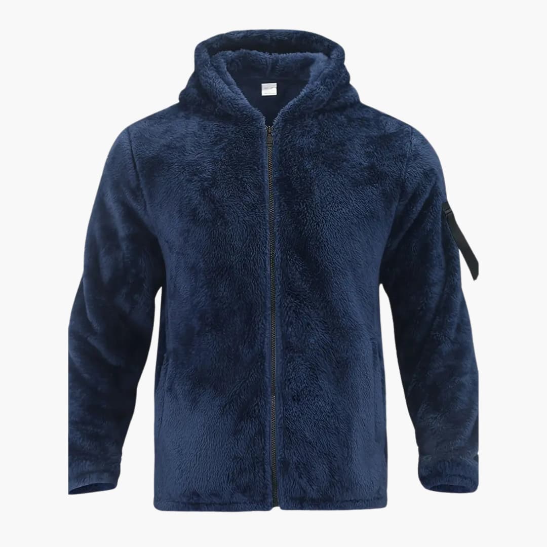 Herren Teddy jacke mit Reißverschluss und langen Ärmeln - Image 14