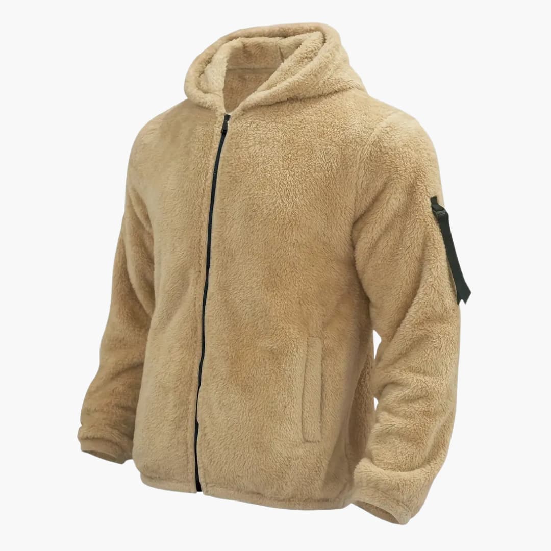 Herren Teddy jacke mit Reißverschluss und langen Ärmeln - Image 17