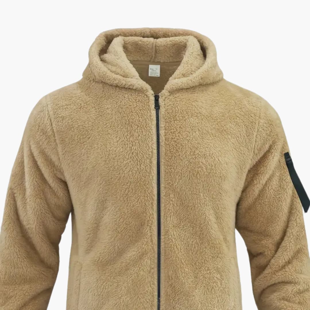 Herren Teddy jacke mit Reißverschluss und langen Ärmeln - Image 24