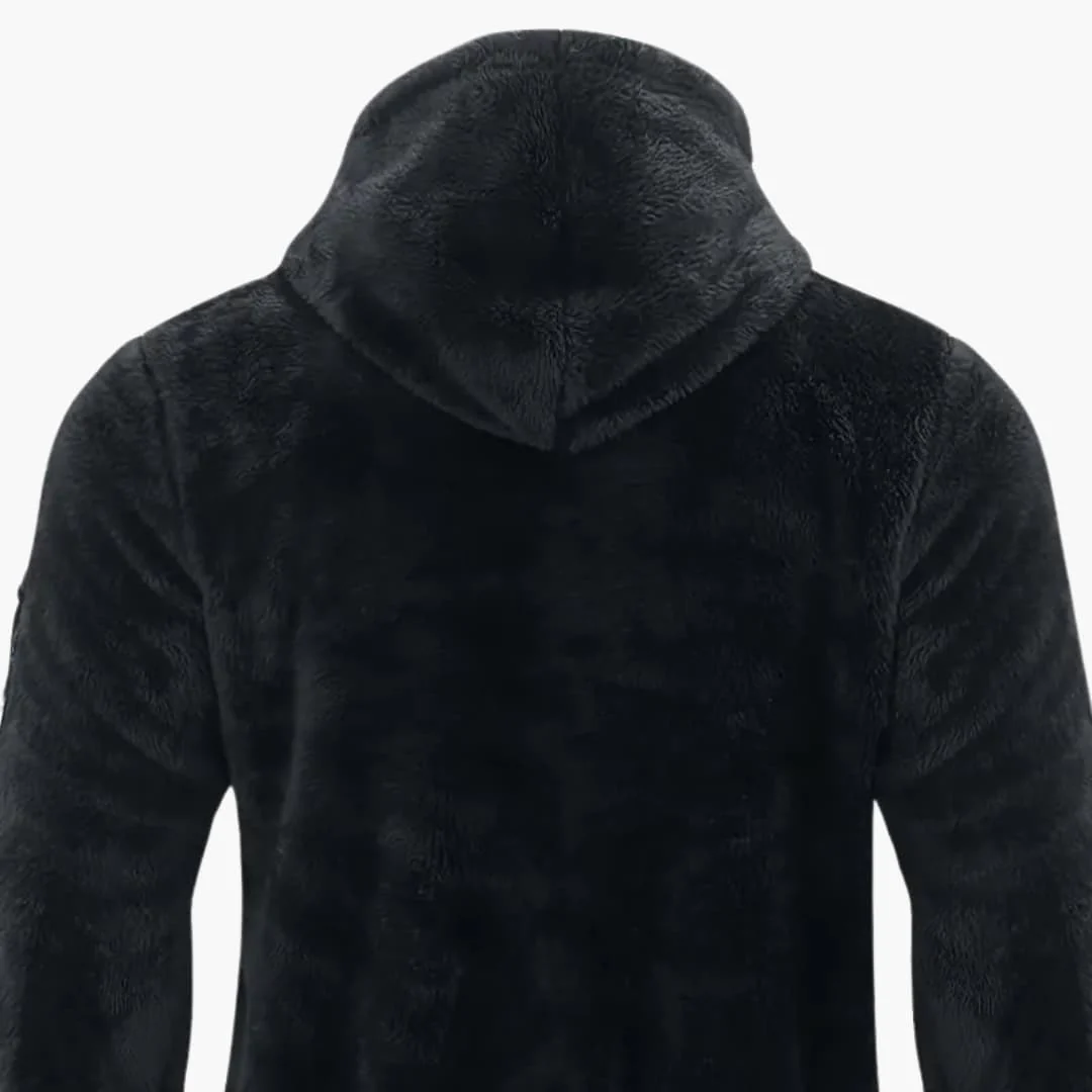 Herren Teddy jacke mit Reißverschluss und langen Ärmeln - Image 4
