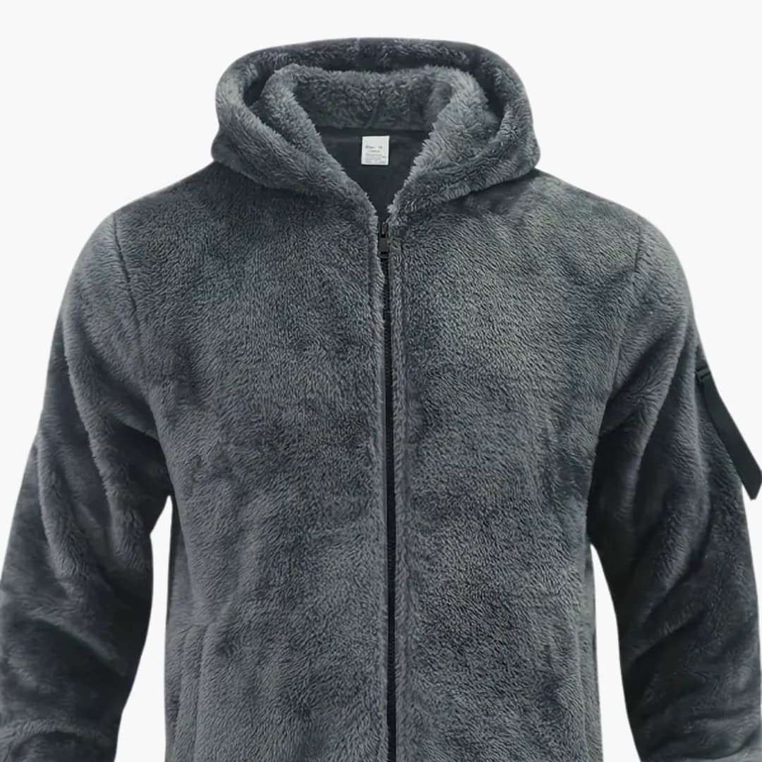 Herren Teddy jacke mit Reißverschluss und langen Ärmeln - Image 8