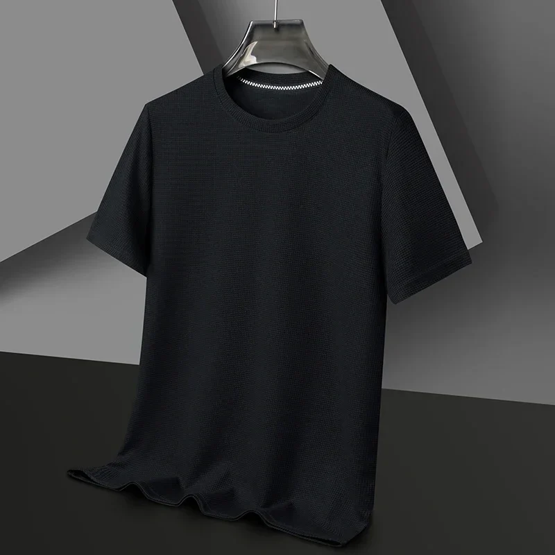 Herren Texturiert Kurzarm T-Shirt | Rundhals - Image 3